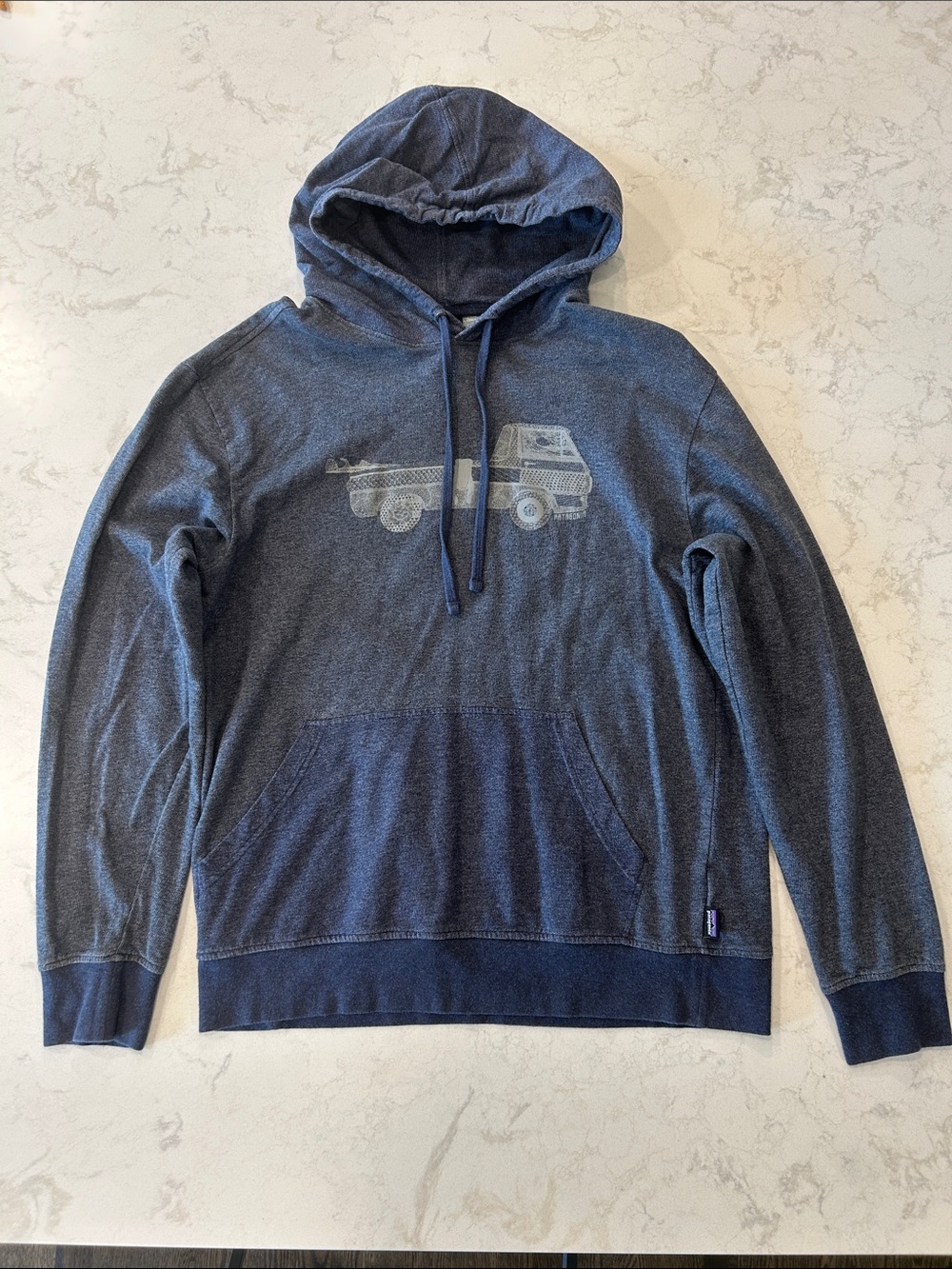 Patagonia "Pickup Lines" Men’s Lightweight Hoody Blue Medium Gorpcore - Picture 11 of 11